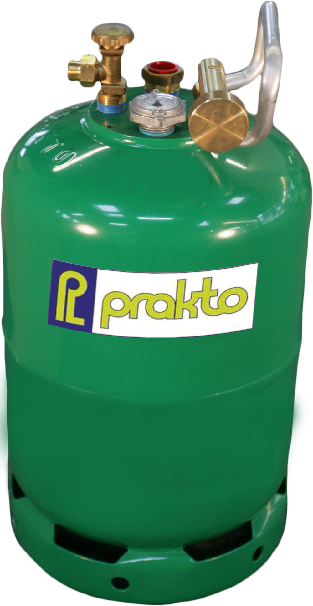Butelie GPL Reîncărcabilă PRAKTO 11kg (26.3L) – Alimentare Lateral Dreapta (Umplere fără scoatere din compartiment)