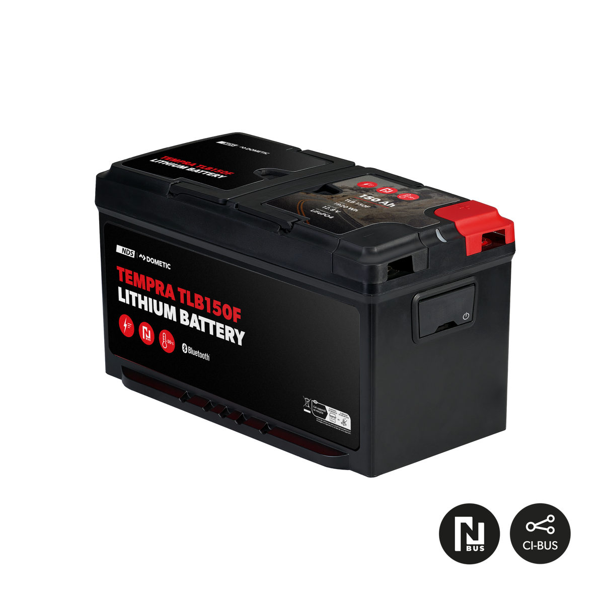 Dometic NDS TEMPRA TLB150F – Baterie LiFePO4 150 Ah cu încălzire