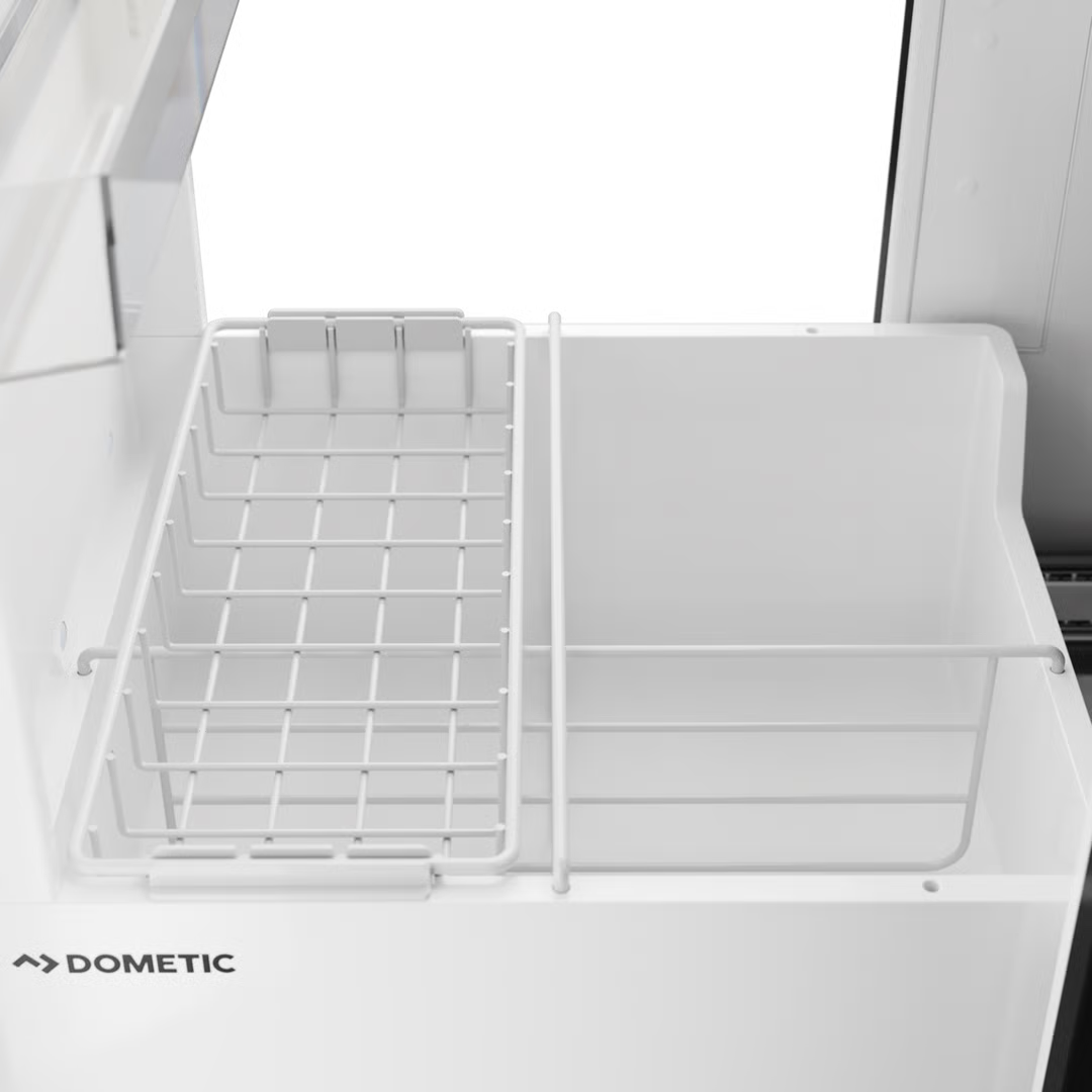 Dometic NRXD 50C – frigider cu compresor tip sertar pentru rulotă și campervan, 44 l, 12/24 V, Dark Silver Front