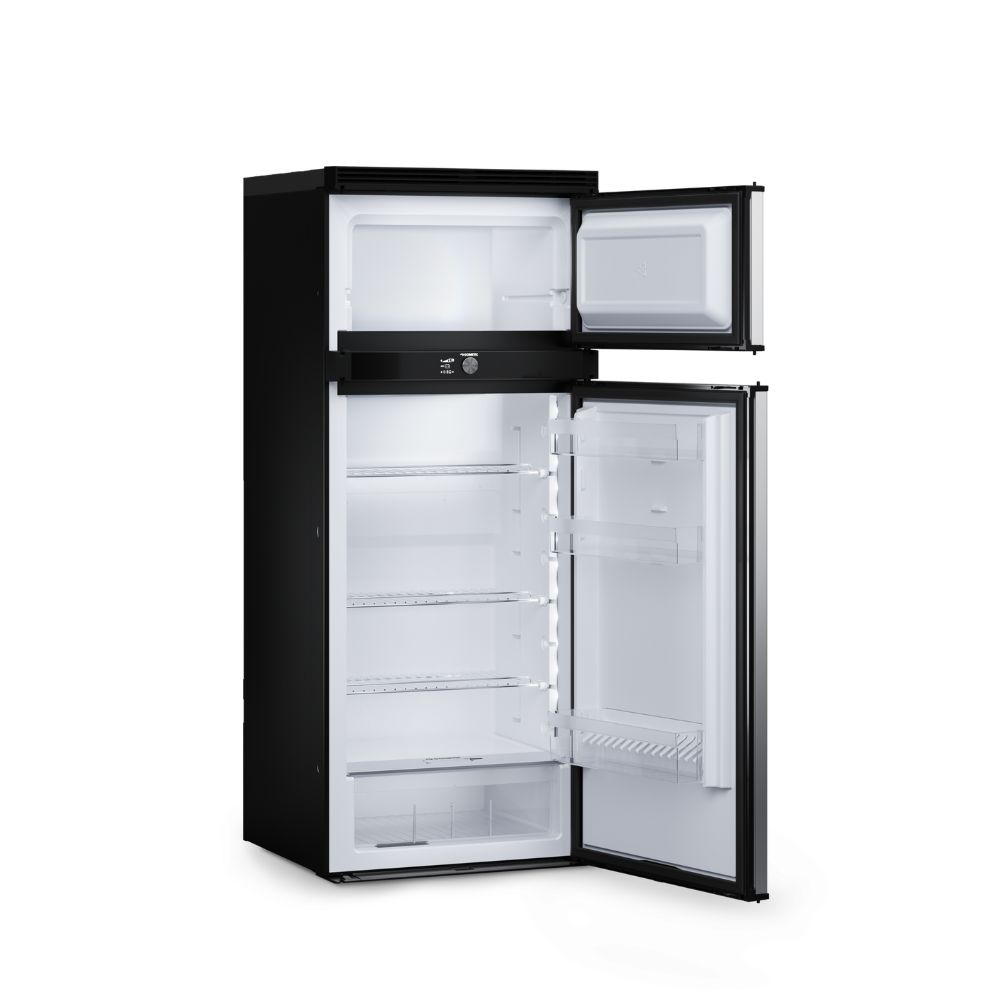 Dometic RCD 10.5XET – frigider cu compresor pentru rulotă și autorulotă, 200 l, Dual Zone, 12/24 V, uși duble