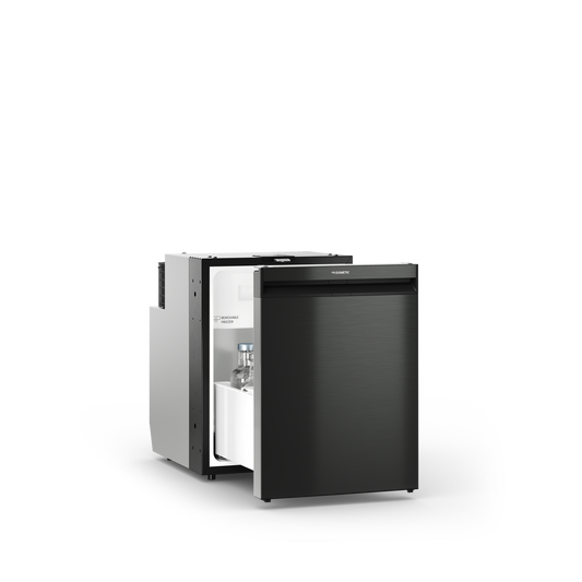 Dometic NRXD 50C – frigider cu compresor tip sertar pentru rulotă și campervan, 44 l, 12/24 V, Dark Silver Front