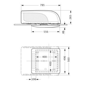 Truma Aventa Compact – unitate externă aer condiționat 1700 W pentru rulotă și autorulotă