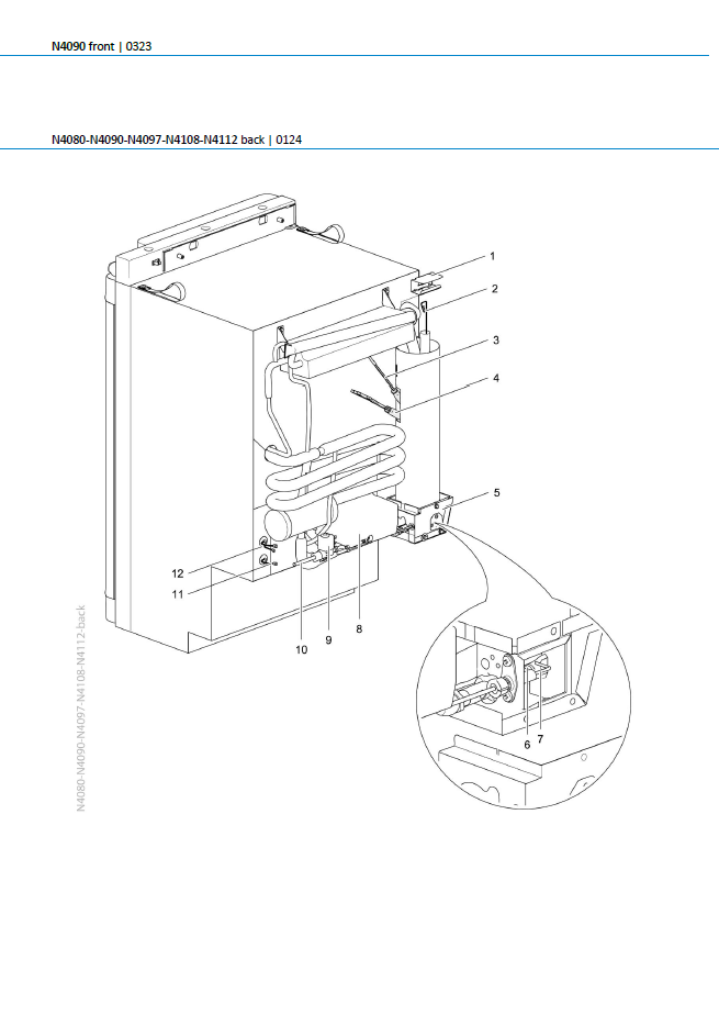 Piese schimb frigider Thetford N4090 – Seria N4000