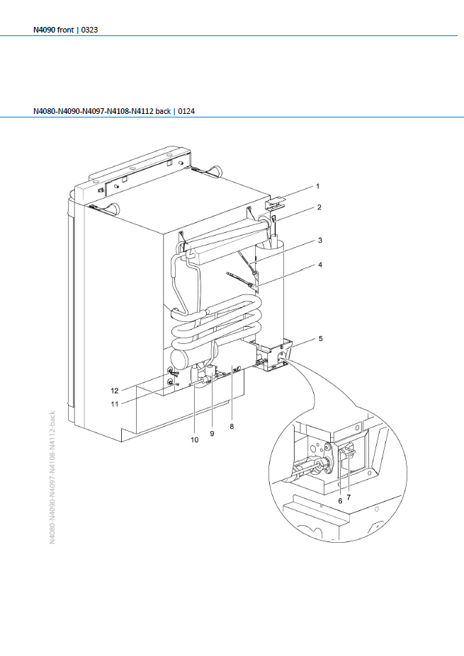 Piese de schimb frigider Thetford N4097 – Seria N4000
