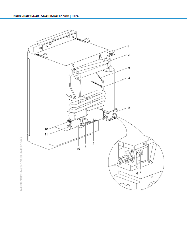 Piese de schimb frigider Thetford N4108 – Seria N4000 absorbție