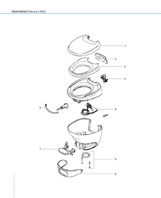 Piese Thetford Aqua Magic Bravura