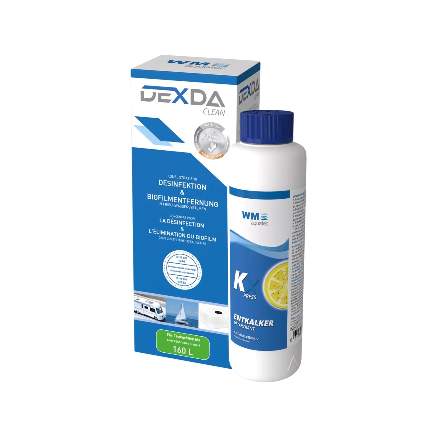 Set complet curățare și decalcifiere sistem apă – WM aquatec