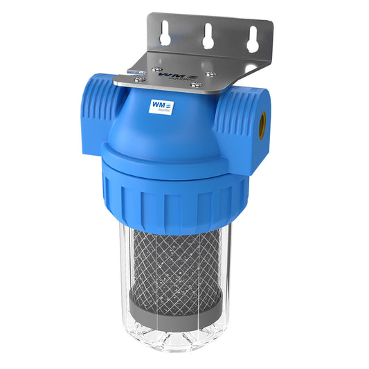 Sistem de filtrare cu cărbune activ WM aquatec – kit complet cu carcasă și suport de perete