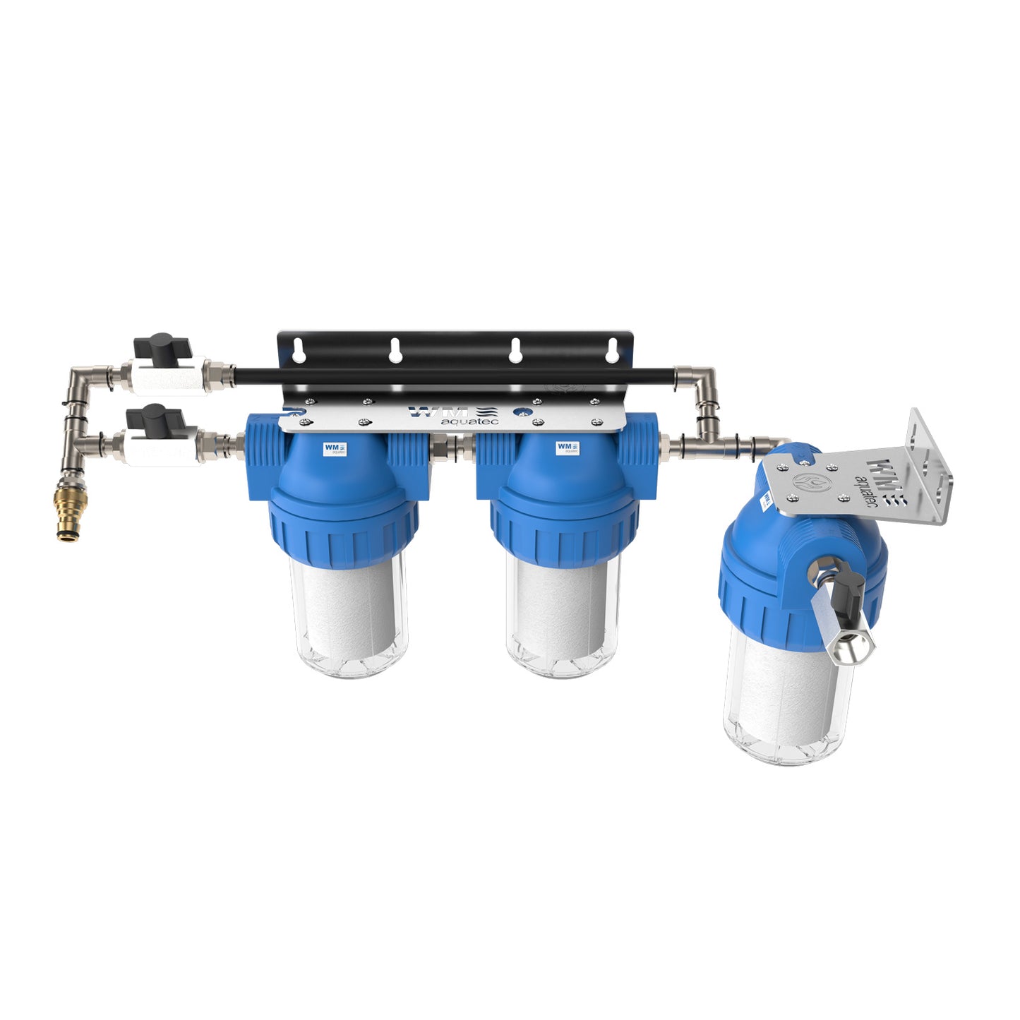 Sistem de Filtrare în Cascadă WM-Aquatec (3 Trepte) cu Funcție Bypass – Pentru Autorulote, Rulote, Food-Trucks și Ambarcațiuni
