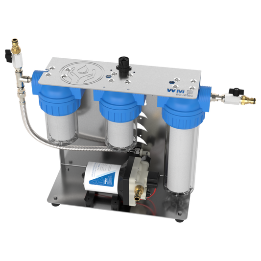 Stație mobilă de filtrare și pompare WM aquatec – 3 trepte filtrare cu pompă 12/24 V