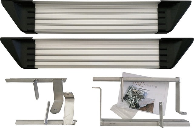 Set trepte laterale PACKonzept Freistufe – Ducato–Jumper–Boxer din 2006 / argintiu-negru – Imagine produs / detaliu din familia producătorului