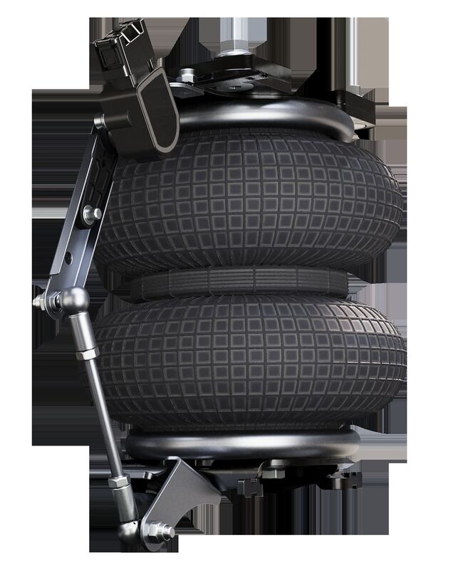 Suspensie pneumatică Goldschmitt RHC pentru Sprinter – Platformă / tracțiune spate – Exemplu de montaj/utilizare; vehiculul și accesoriile ilustrate nu sunt incluse