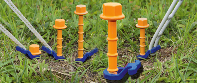 Țăruși cu filet Peggy Peg Long 31 cm, set 2 bucăți