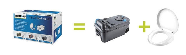 Thetford Fresh-Up Set – kit complet de reîmprospătare pentru toalete tip casetă