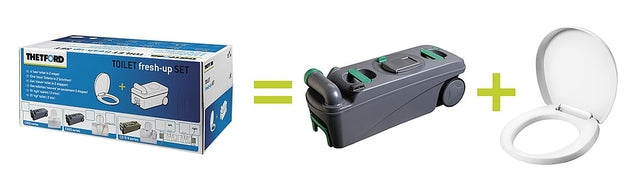 Thetford Fresh-Up Set – kit complet de reîmprospătare pentru toalete tip casetă
