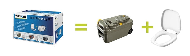 Thetford Fresh-Up Set – kit complet de reîmprospătare pentru toalete tip casetă