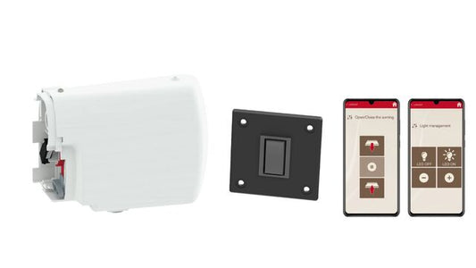 Kit motor ADVANCED FIAMMA pentru marchize F45S & F45L – control LED, 12V