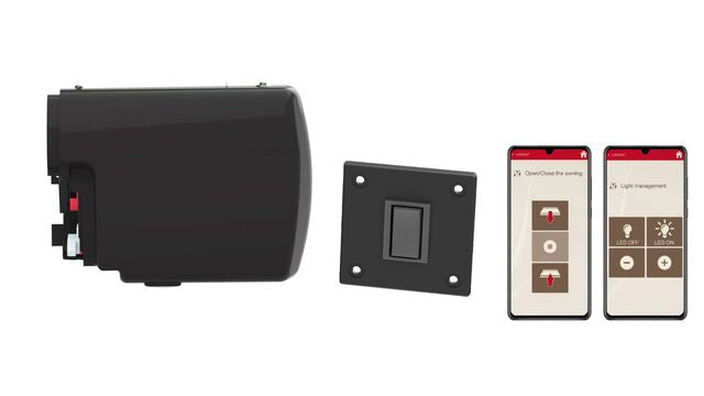 Kit motor ADVANCED FIAMMA pentru marchize F45S & F45L – control LED, 12V