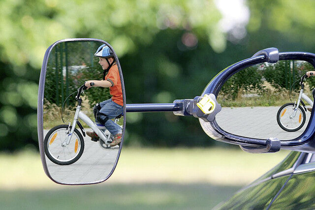 Kit antifurt EMUK pentru oglinzi dedicate – 9981169 – Exemplu de montaj/utilizare; vehiculul și accesoriile ilustrate nu sunt incluse