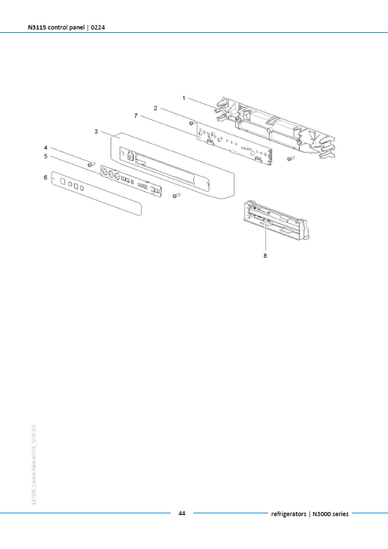 Piese de schimb frigider Thetford N3115 – Seria N3000 absorbție