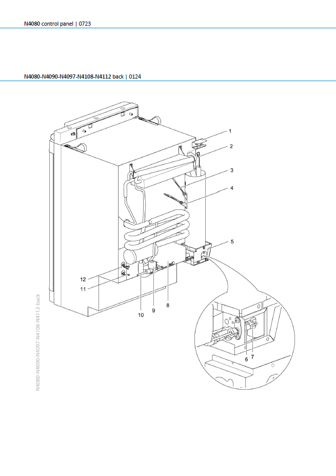 Piese de schimb Thetford N4080 –  Frigider seria N4000