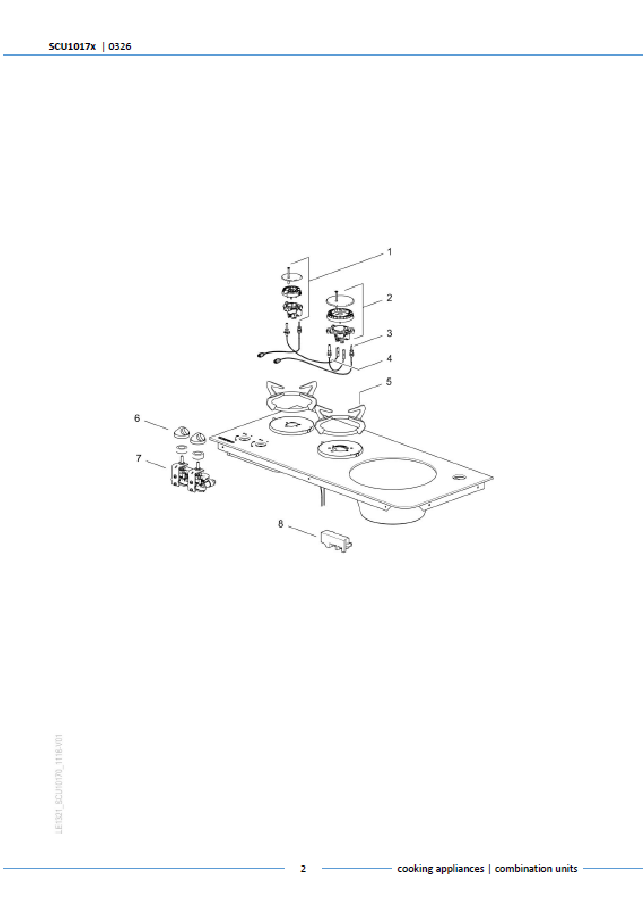 Piese de schimb pentru Thetford 101 Series SCU1017