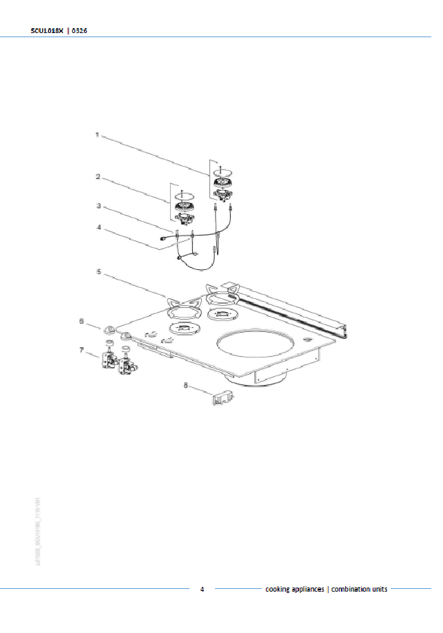 Piese de schimb pentru Thetford 101 Series SCU1018