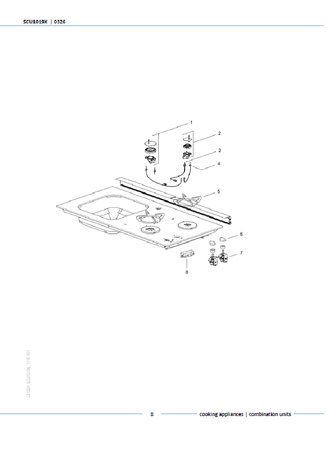 Piese de schimb pentru Thetford 101 Series SCU1019