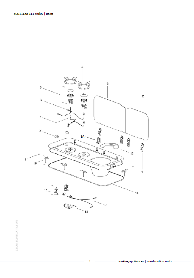 Piese de schimb pentru Thetford Topline 111 SCU111