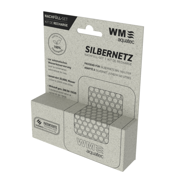 Set reumplere Silbernetz® – WM aquatec | Kit refill conservare apă rezervor 60–160 L