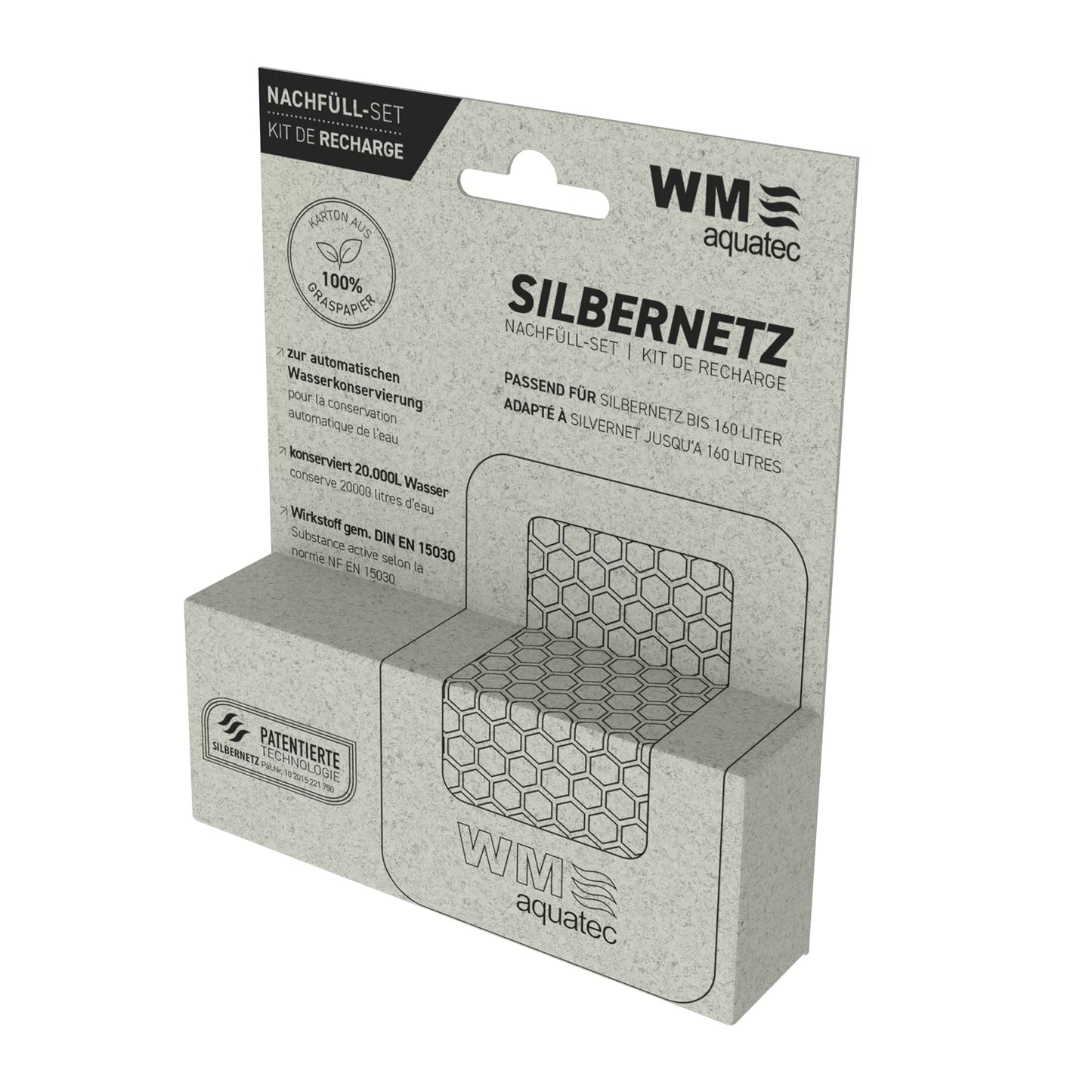 Set reumplere Silbernetz® – WM aquatec | Kit refill conservare apă rezervor 60–160 L