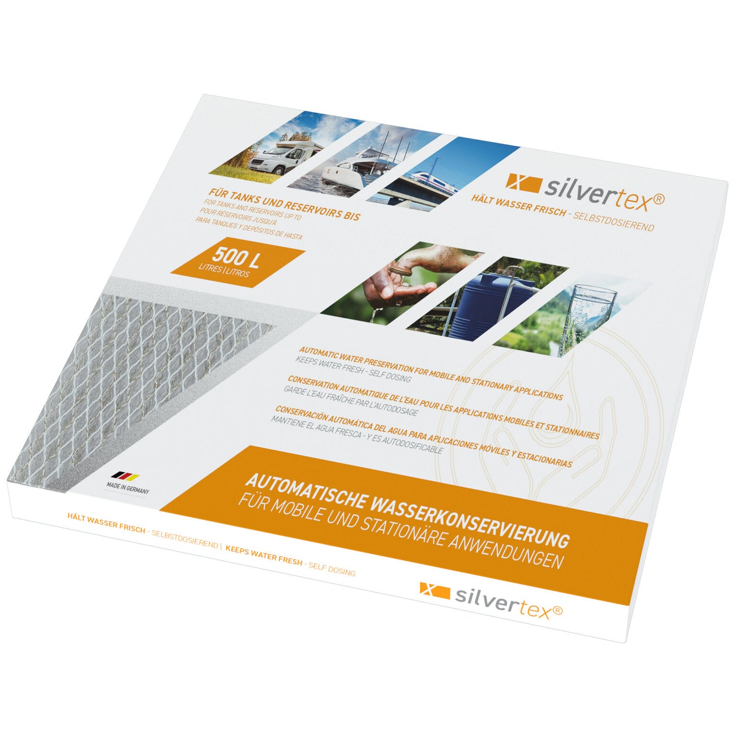 WM aquatec Silvertex® – soluție de protecție și conservare a apei în rezervor