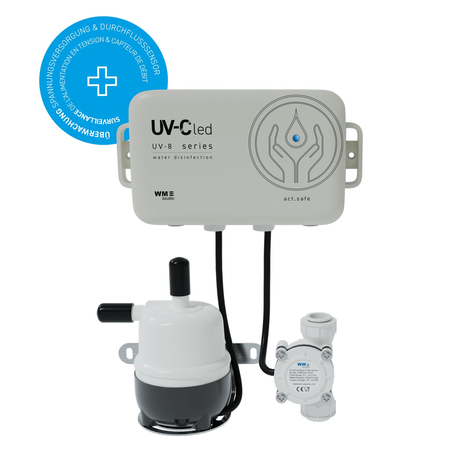Sisteme de dezinfectie apa cu UV-C LED 12–24V pentru rulote si autorulote | WM Aquatec UV-8