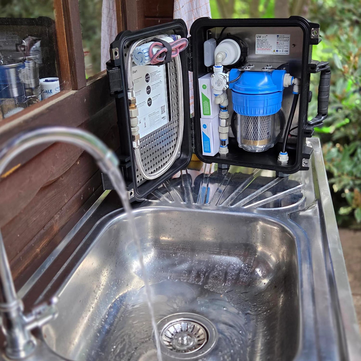 WM Aquatec UV-aid+ FLOW – sistem mobil de filtrare și dezinfecție UV-C LED a apei