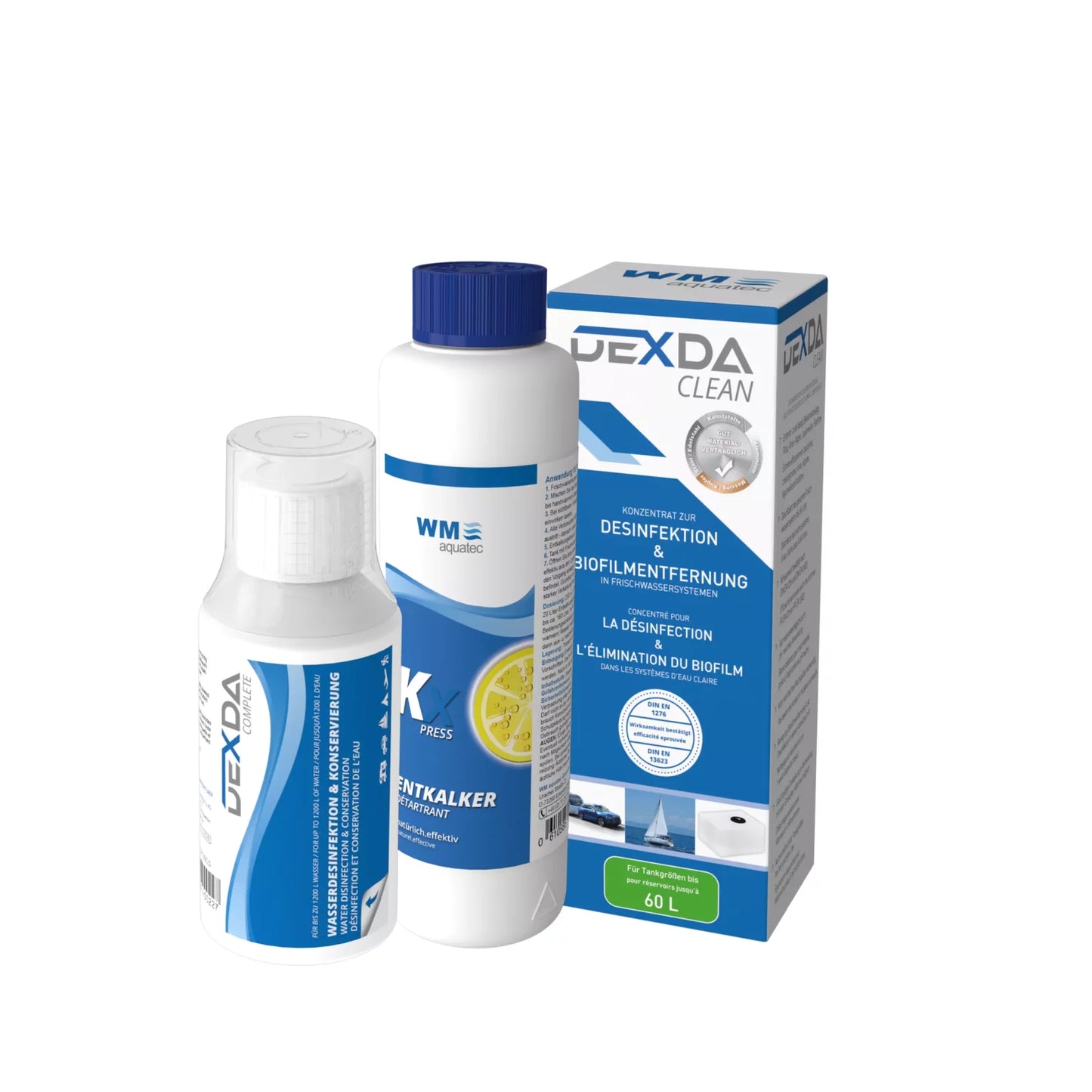 Set complet curățare și decalcifiere sistem apă – WM aquatec