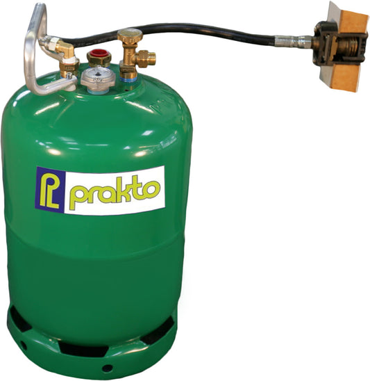 Butelie GPL Reîncărcabilă PRAKTO 11kg (26.3L) cu Kit de Alimentare Externă – Confort Total