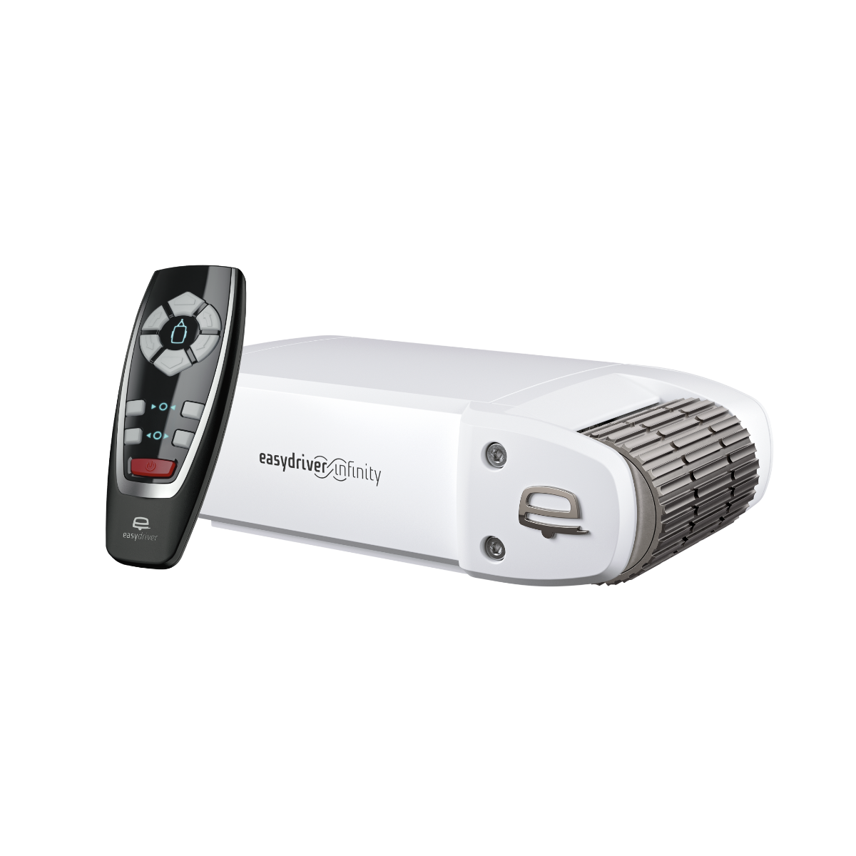 easydriver INFINITY 2.5 – Sistem de manevrare rulote – varianta albă, cu telecomandă