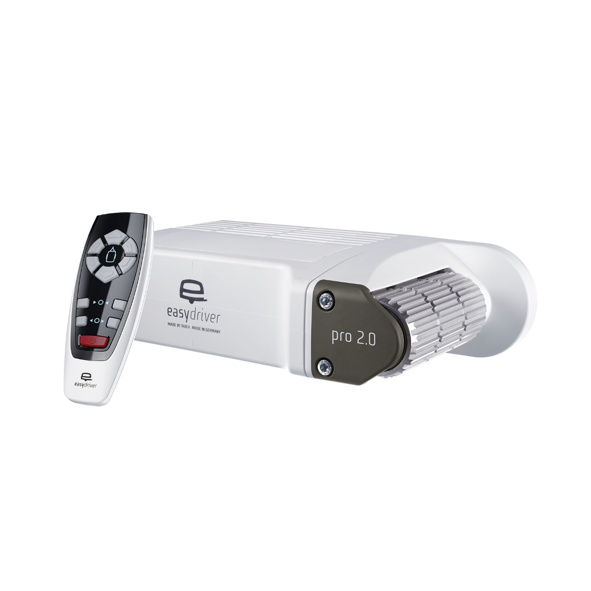 easydriver PRO 2.0 – Sistem de manevrare rulote – varianta albă, cu telecomandă