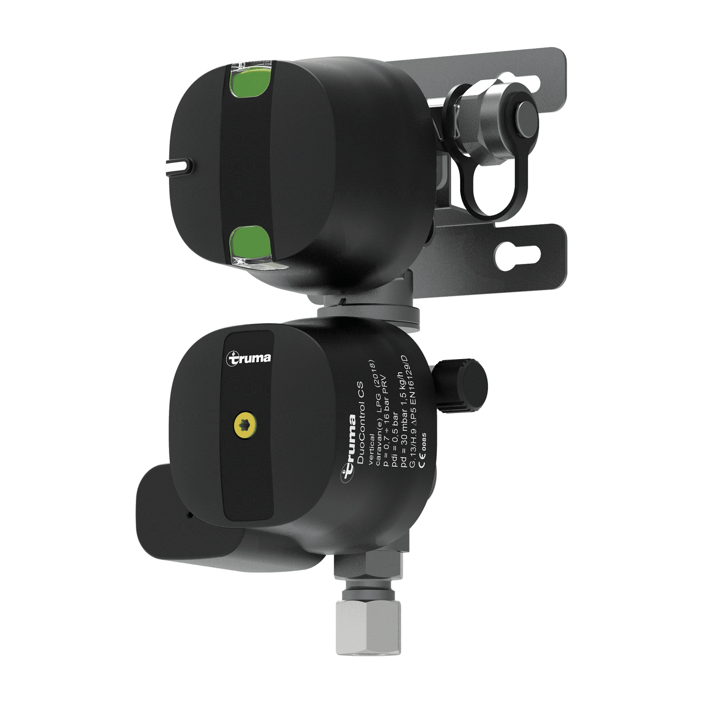 Truma DuoControl CS Vertical 30 mbar – regulator gaz cu Crash Sensor pentru două butelii