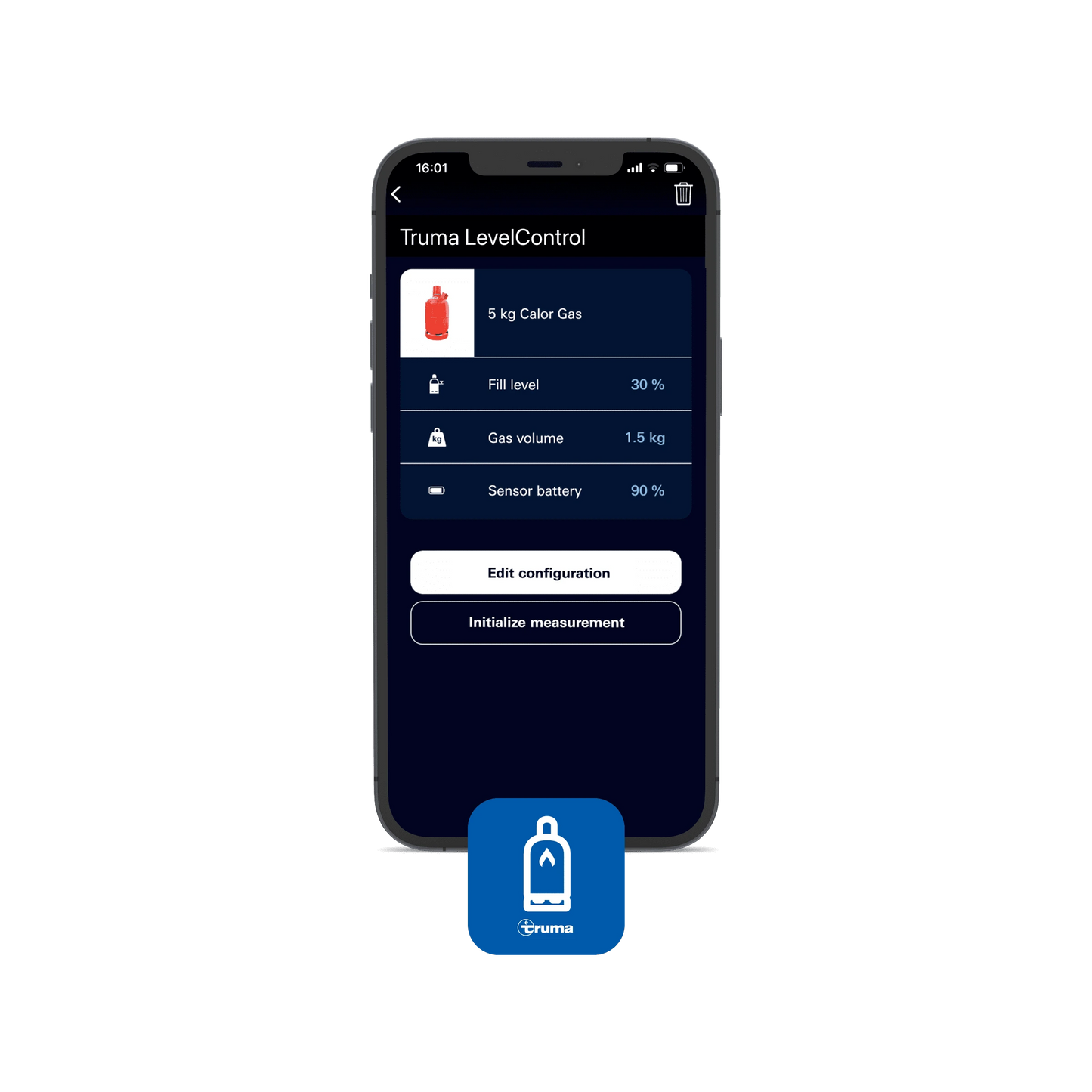 Truma LevelControl – senzor nivel gaz pentru butelie cu Bluetooth