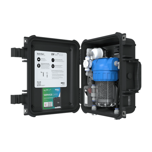 WM Aquatec UV-aid+ FLOW – sistem mobil de filtrare și dezinfecție UV-C LED a apei